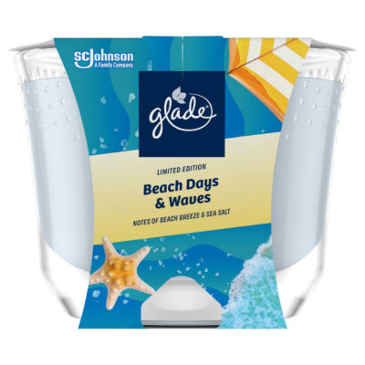 Scented Large Candle Beach Days & Waves Scent Air Freshener thumbnail 2