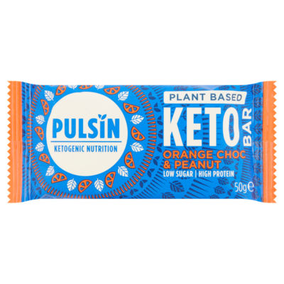 Keto Bar Orange Choc & Peanut 50g thumbnail 2