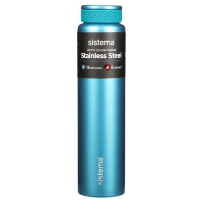Sistema Chic Stainless Steel Bottle - Colour May Vary