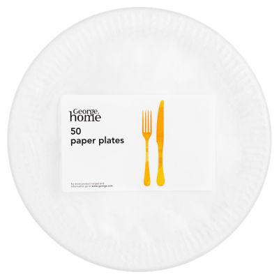 White Value Paper Plates 30PK thumbnail 2