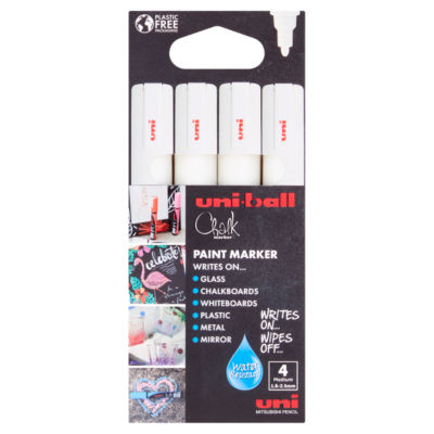 4 Chalk Marker White PWE-5M Medium 1.8-2.5mm thumbnail 2