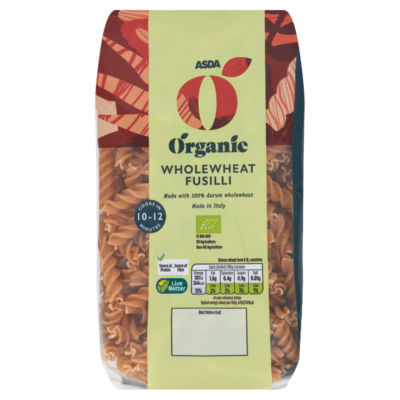Organic Wholewheat Fusilli 500g thumbnail 2