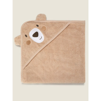 Natural Bear Hooded Towel thumbnail 2