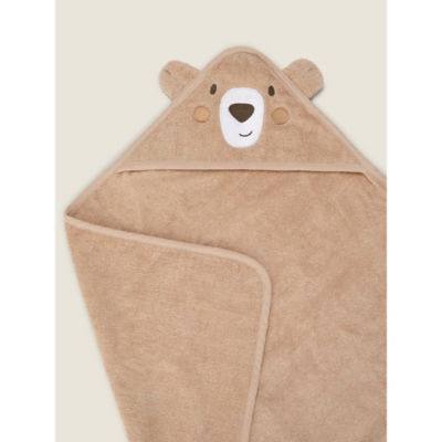 Natural Bear Hooded Towel thumbnail 3