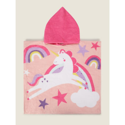 Unicorn Printed Poncho thumbnail 2