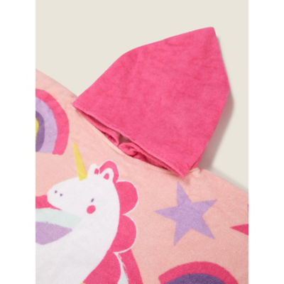 Unicorn Printed Poncho thumbnail 4