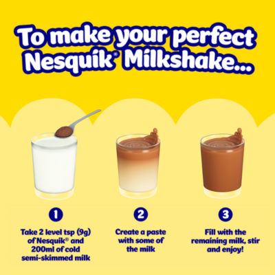 Chocolate Flavoured Milkshake Powder 500g Tub thumbnail 3