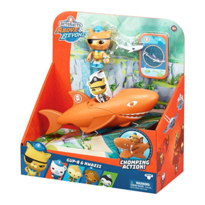 Octonauts Figure & Vehicle - Kwazii Gup-B
