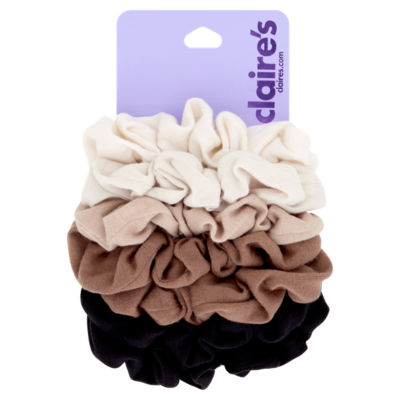 7 Nude & Black Hair Scrunchies thumbnail 2