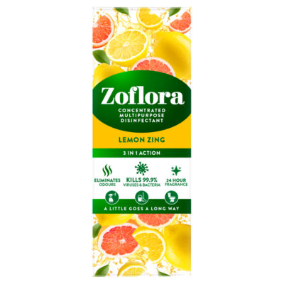 Concentrated Multipurpose Disinfectant Lemon Zing 120ml thumbnail 2