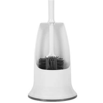 Grey & White Beldray Antibacterial Toilet Brush