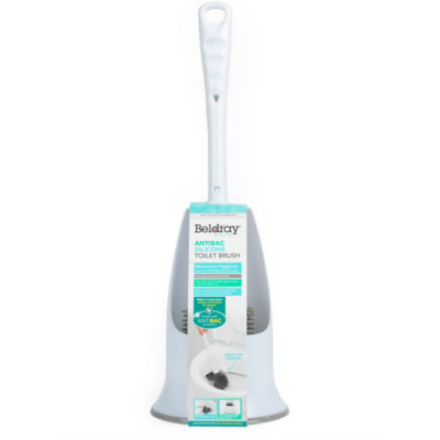 Grey & White Beldray Antibacterial Toilet Brush thumbnail 3