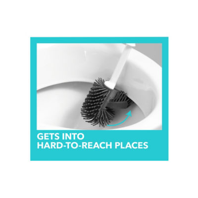 Grey & White Beldray Antibacterial Toilet Brush thumbnail 7
