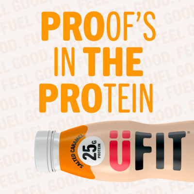 Salted Caramel High-Protein Milkshake 330ml thumbnail 4