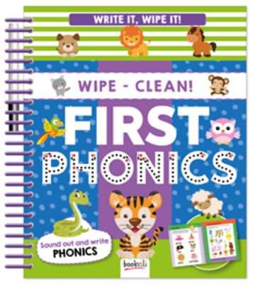 Write It, Wipe It Spiral: First Phonics Book