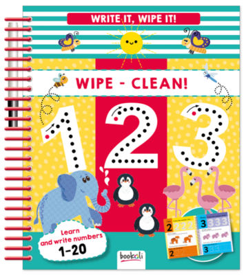 Write It, Wipe It Spiral: 123 Book