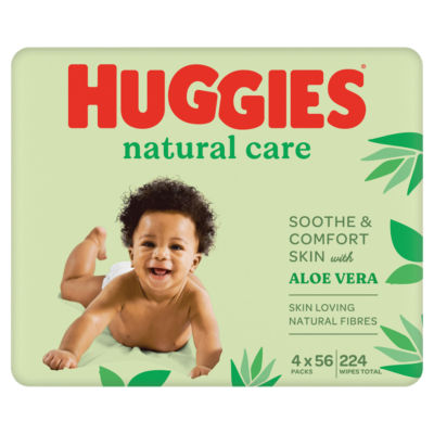 Natural Care Baby Wipes - 4 Pack (4x56 Wipes) thumbnail 2
