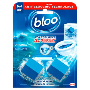 3in1 Anti-Clogging Toilet Blocks Original Blue 2 x 50g (100g) thumbnail 2