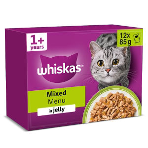 1+ MIXED Menu Wet Cat Food Pouches in Jelly 12 x 85g thumbnail 2
