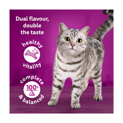 1+ DUO Surf & Turf Wet Cat Food Pouches in Jelly 40 x 85g thumbnail 3