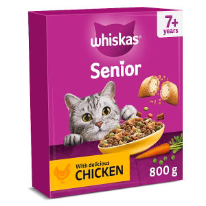 Senior 7+ Dry CHICKEN Cat Food 800g thumbnail 2