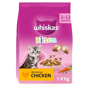Whiskas 2-12mnths Kitten Dry Cat Food with Chicken