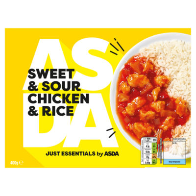 JUST ESSENTIALS by ASDA Sweet & Sour Chicken & Rice 400g