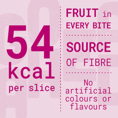 Raspberry Crispy Fruit Slices Snack Bars Multipack 4 x 43.6g, 174.4g thumbnail 3