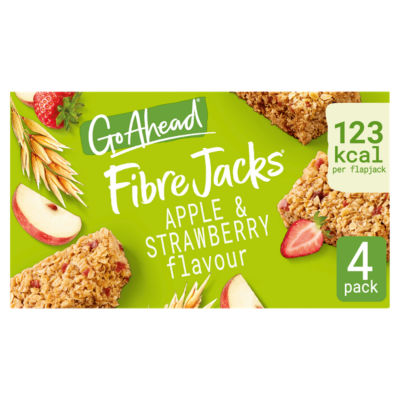 FibreJacks Apple and Strawberry Snack Bars Multipack 4 x 29.7g, 118.9g thumbnail 2