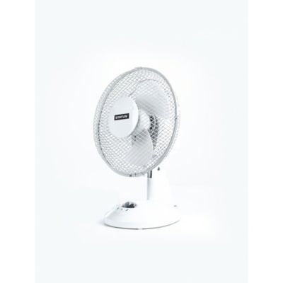 Status 9" Desk Fan in White thumbnail 3
