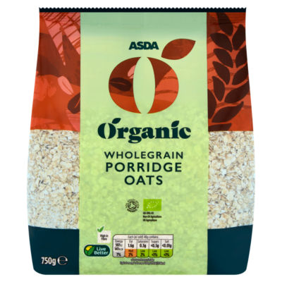 Organic Wholegrain Porridge Oats 750g thumbnail 2