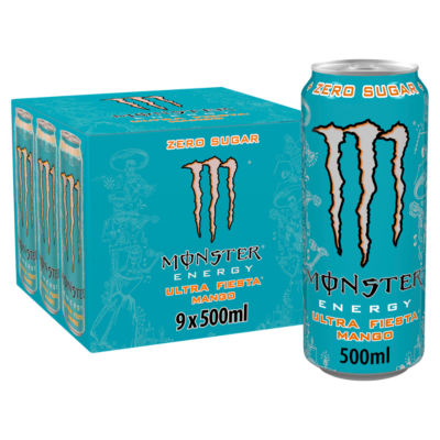 Energy Drink Ultra Fiesta Zero Sugar 9 x 500ml thumbnail 2