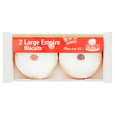 2 Large Empire Biscuits