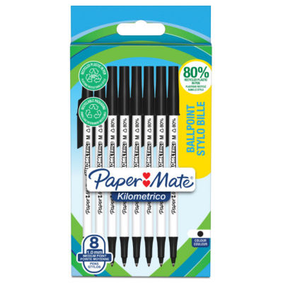 Paper Mate Kilometrico Black Ballpoint Pens