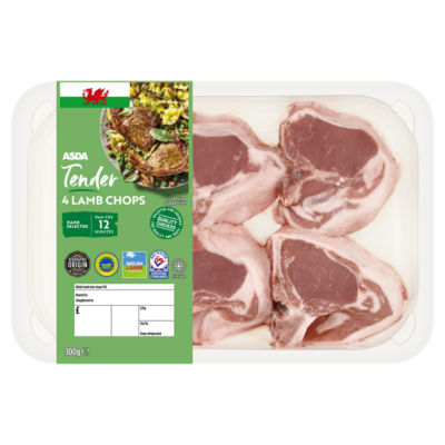 Tender 4 Lamb Chops 300g