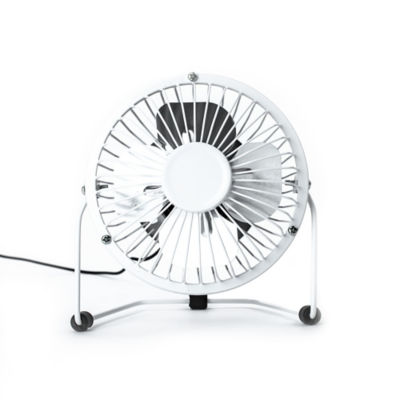 4" White Mini Fan USB thumbnail 2