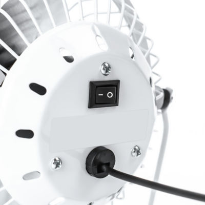 4" White Mini Fan USB thumbnail 5