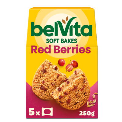 Soft Bakes Red Berries Cereal Snack Bars Multipack 250g (5 x 50g)