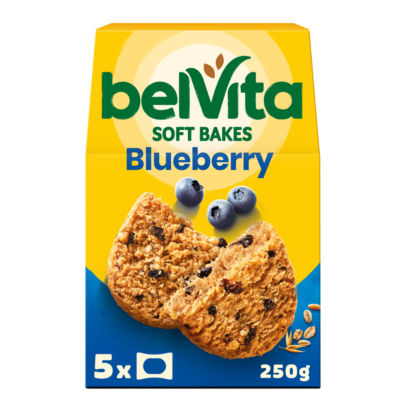 Belvita Soft Bakes Blueberry Cereal Snack Bars Multipack 250g (5 x 50g) thumbnail 2