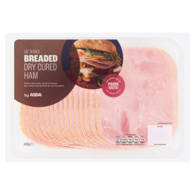 Breaded Dry Cured Ham 16 Slices 400g