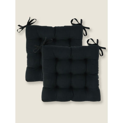 Black Seat Cushion Pad – Set of 2 thumbnail 2
