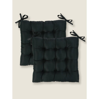 Black Seat Cushion Pad – Set of 2 thumbnail 4