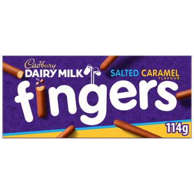 Dairy Milk Fingers Salted Caramel Flavour Biscuits 114g thumbnail 2