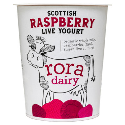 Scottish Raspberry Live Yogurt 425g