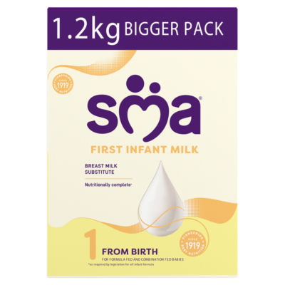 SMA PRO First Infant Baby Milk Powder 1.2kg (2x600g)