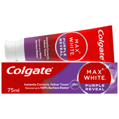 Max White Purple Reveal Instant Teeth Whitening Toothpaste 75ml thumbnail 2