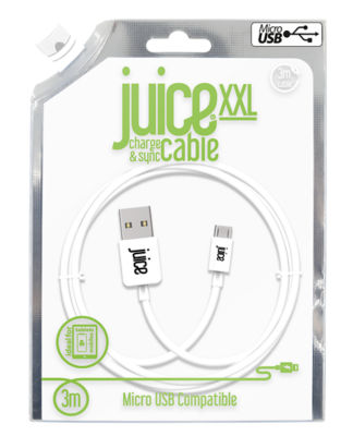 Micro USB Cable - White 3m thumbnail 2