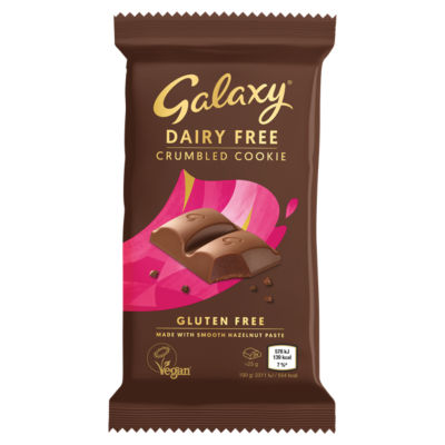 Dairy Free & Vegan Crumbled Cookie Choclate Bar 100g thumbnail 2