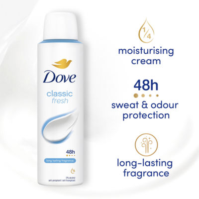 Anti-Perspirant Aerosol Classic Fresh 150ml thumbnail 3