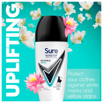 Nonstop Protection Anti-Perspirant Roll On Invisible Aqua 50ml thumbnail 4